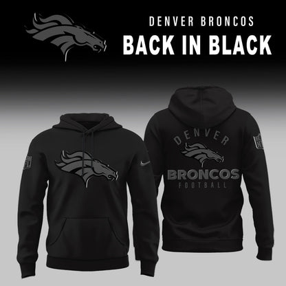 Denver Broncos 2026 Back In Black Limited Edition Hoodie