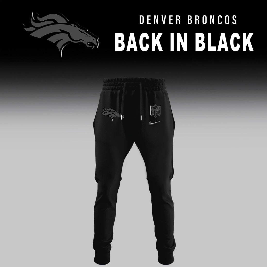 Denver Broncos 2026 Back In Black Limited Edition Hoodie