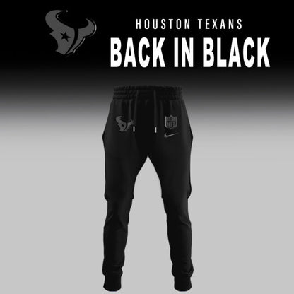 Houston Texans 2025 Back In Black Limited Edition Hoodie