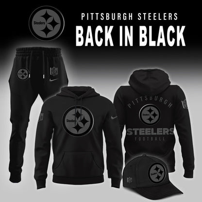 Pittsburgh Steelers ‘Back in Black’ 2025 Hoodie