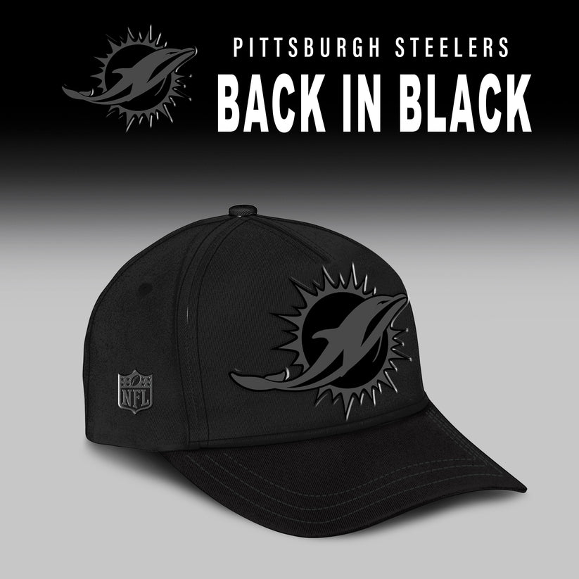Miami Dolphins BACK IN BLACK 2025 Combo Hoodie