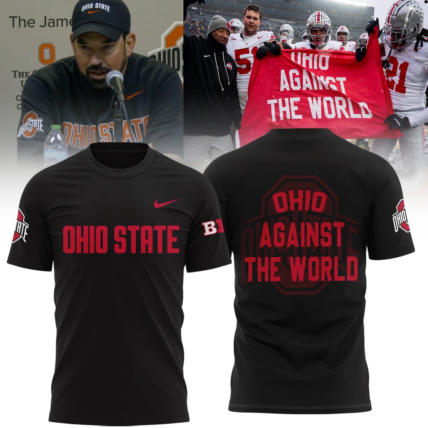 ..Ohio State Buckeyes "Against The World" Limited Edition T-Shirt