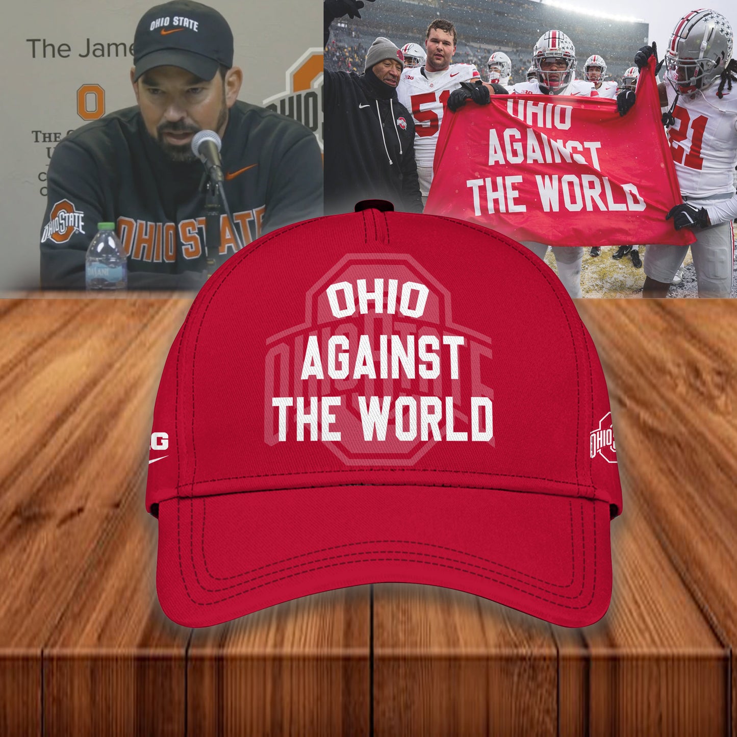 ..Ohio State Buckeyes "Against The World" Limited Edition Hoodie