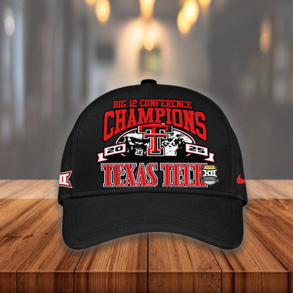 Texas Tech Red Raiders 2025 CHAMPIONS Big12 Football Combo T-shirt