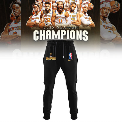 New York Knicks 2025 NBA Cup Champions T-Shirt Limited Edition