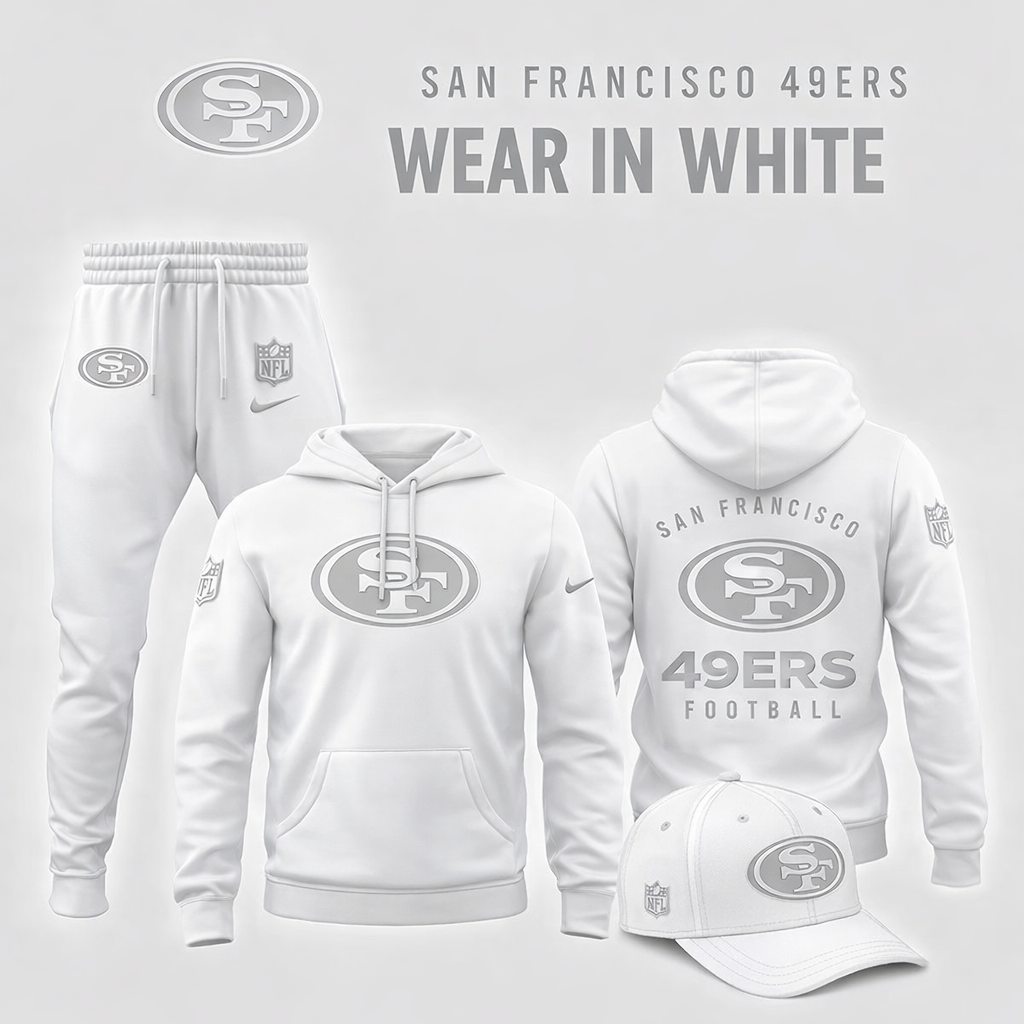 San Francisco 49ers 2026 "White out" Limited Edition Hoodie