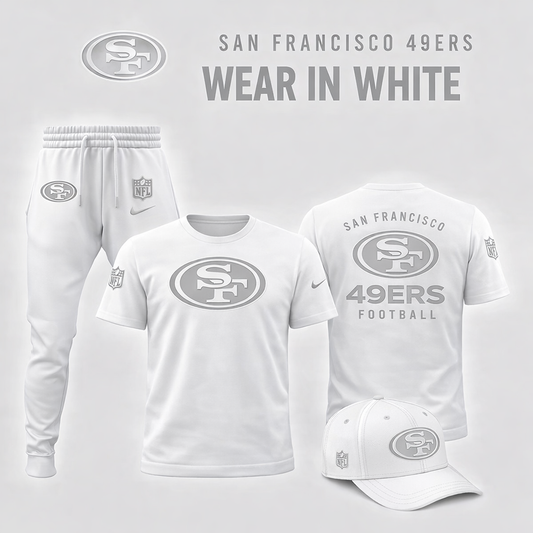 San Francisco 49ers 2026 "White out" Limited Edition T-Shirt