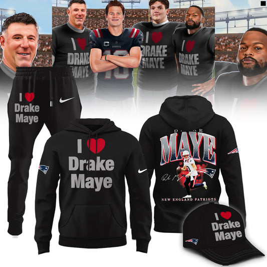 New England Patriots I Love Drake Maye Limited Edition Shirt