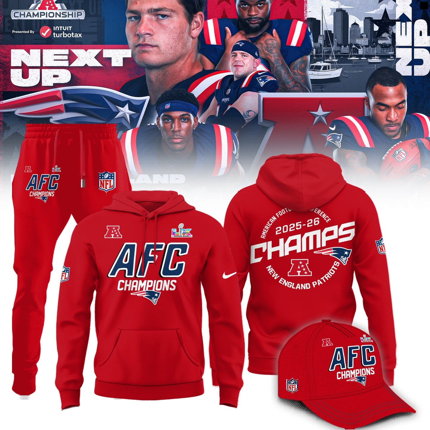 New England Patriots NFC Champions Limited Edition Shirt