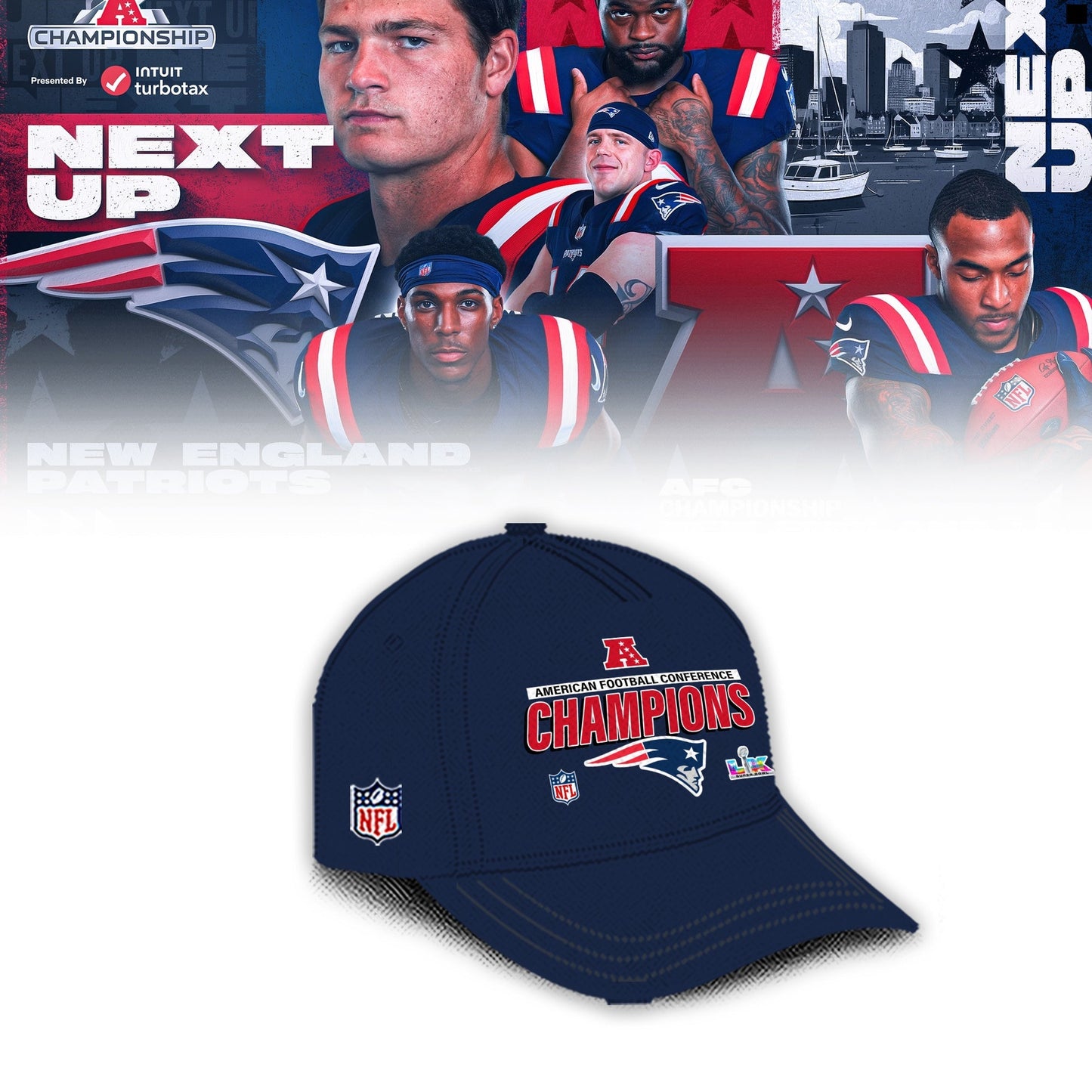 New England Patriots NFC Champions Limited Edition Shirt