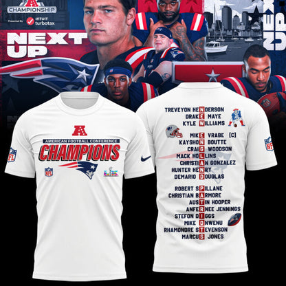 New England Patriots NFC Champions Limited Edition Shirt