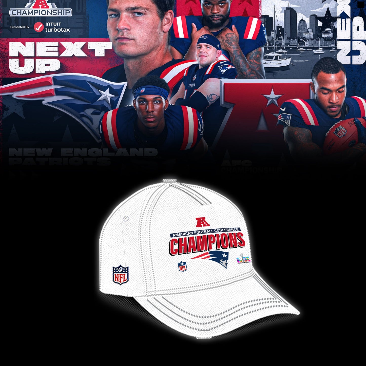 New England Patriots NFC Champions Limited Edition Shirt