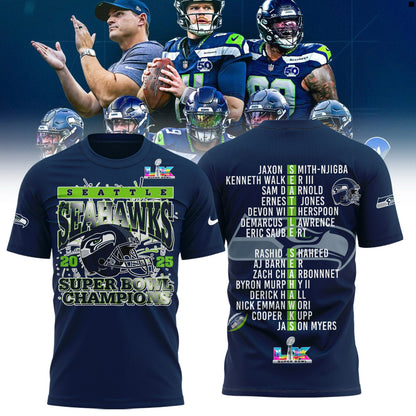 Seattle Seahawks Super Bowl LX Champions Limited Edition T.shirt