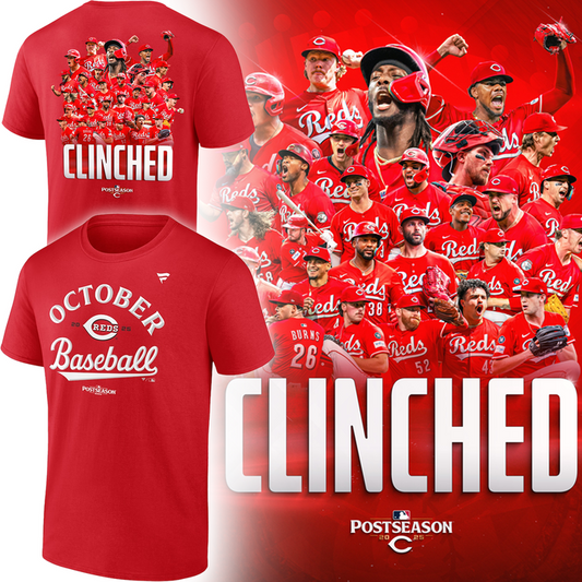 Cincinnati Reds 2025 Playoff Tee – The Reds Are In!