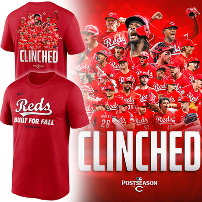 Cincinnati Reds 2025 Playoff Tee – The Reds Are In!