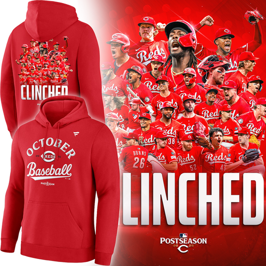 Cincinnati Reds 2025 Playoff Hoodie – The Reds Are In!