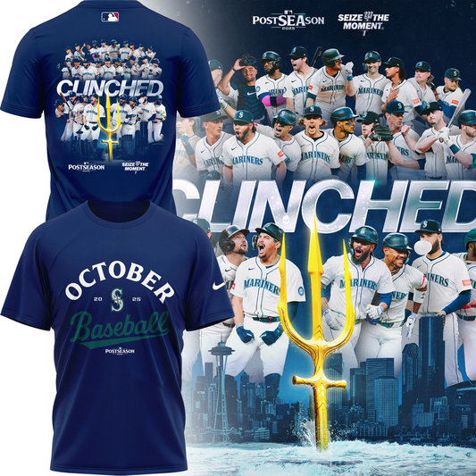 Seattle Mariners 2025 Postseason Collection T-Shirt