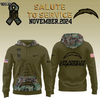 Los Angeles Chargers Camo 2025 Salute to Service Combo