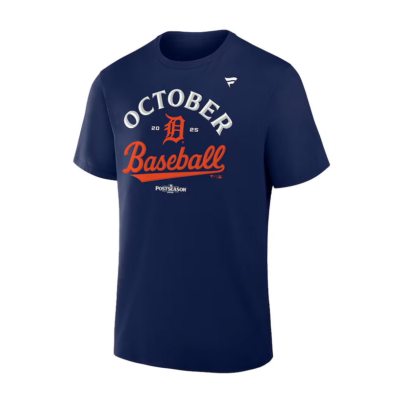 Detroit Tigers 2025 Postseason Locker Room T-Shirt