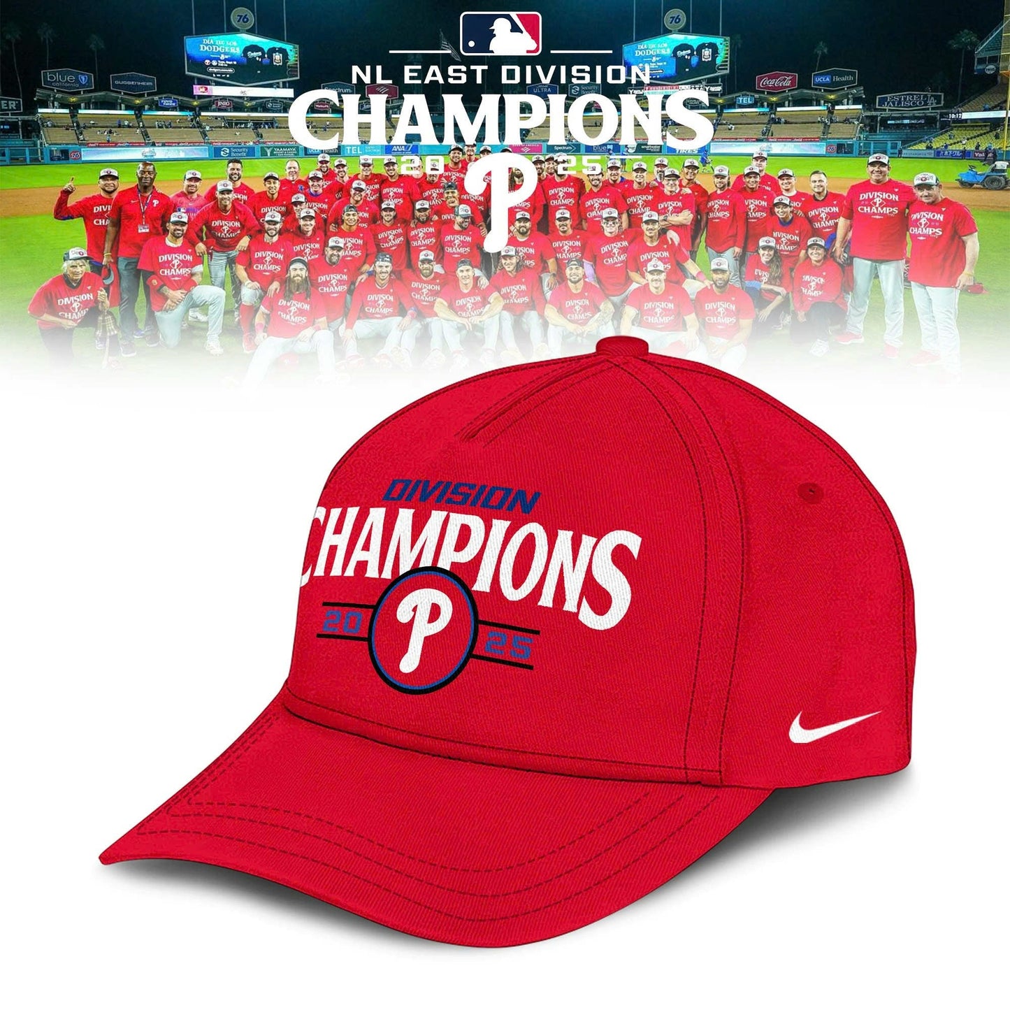 Philadelphia Phillies BACK-TO-BACK NL EAST CHAMPIONS Hoodie