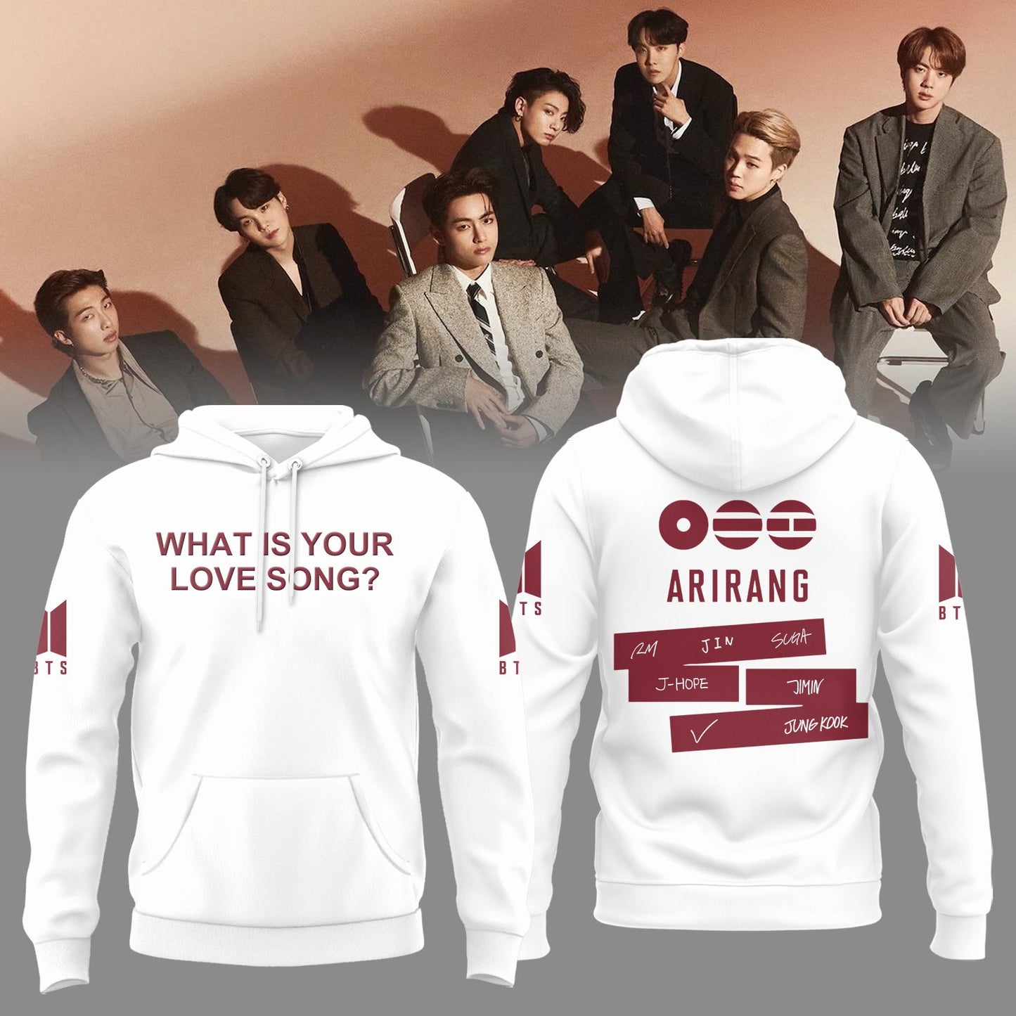 BTS “What Is Your Love Song?” Limited Edition Shirt