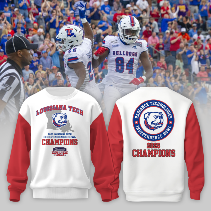LOUISIANA TECH - Independence Bowl 2025 Champion Sweater