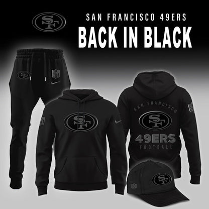 San Francisco 49ers 2026 Back In Black Limited Edition Hoodie