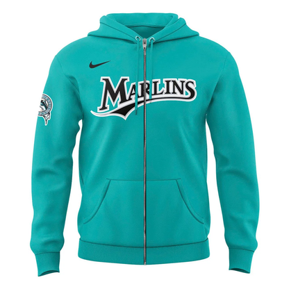 Limited Edition Miami Marlins Hoodie "classic logo" for fans