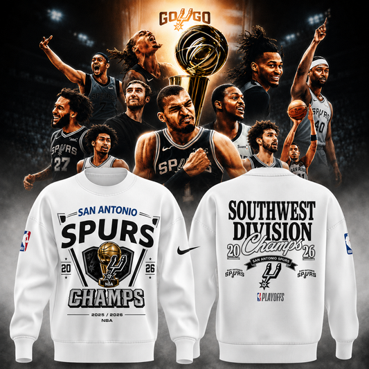 _2026 Spurs NBA Champions Edition Sweatshirt