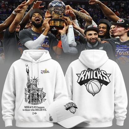 New York Knicks “MIRACLES happen to those who BELIEVE” Hoodie
