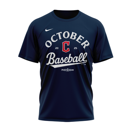 Cleveland Guardians 2025 Postseason Locker Room T-Shirt
