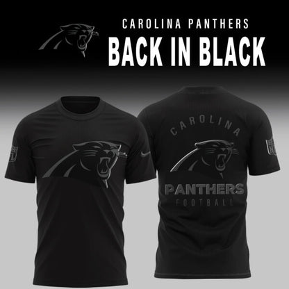 Carolina Panthers 2025 Back In Black Limited Edition T-Shirt