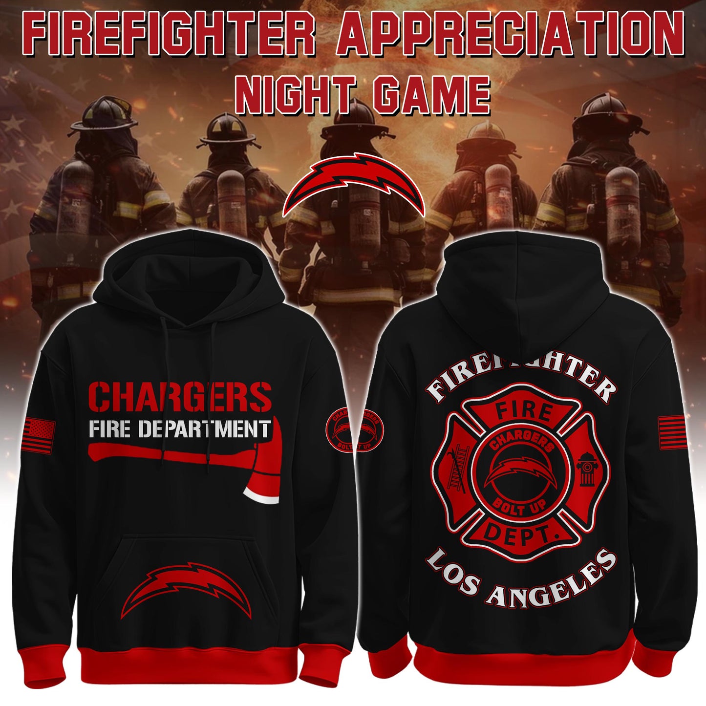 Los Angeles Chargers x Firefighter Appreciation Night