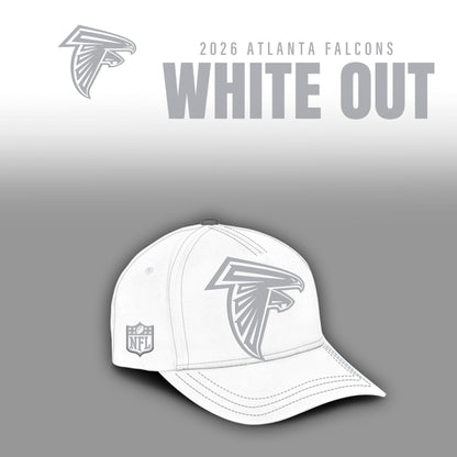 Atlanta Falcons 2025 Winter White Out Combo TShirt