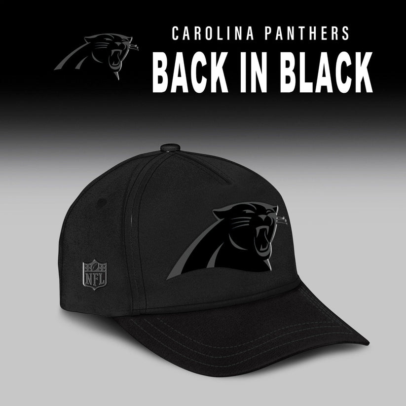 Carolina Panthers Back In Black Half Zip Hoodie