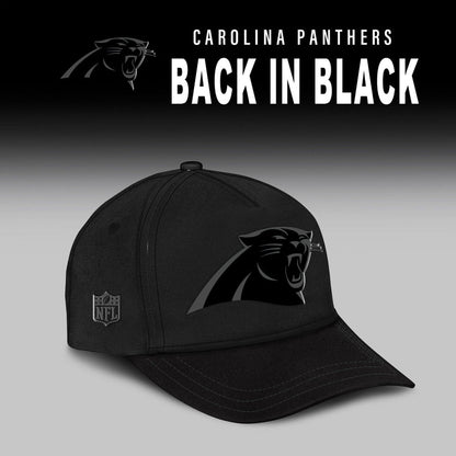 Carolina Panthers Back In Black Half Zip Hoodie