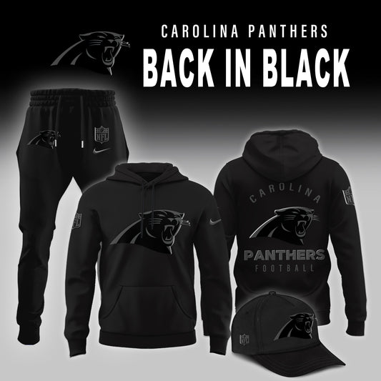 Carolina Panthers 2025 Back In Black Limited Edition Hoodie