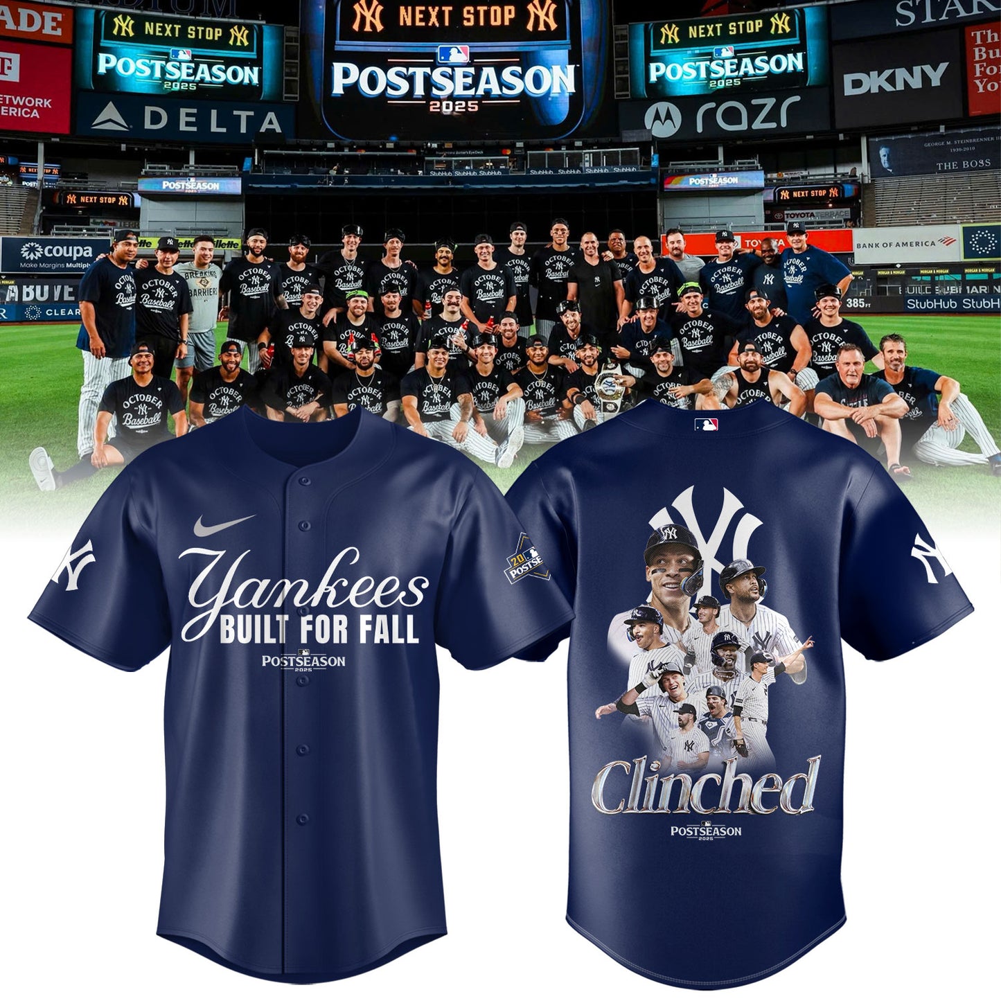 New York Yankees October 2025 Postseason Jersey
