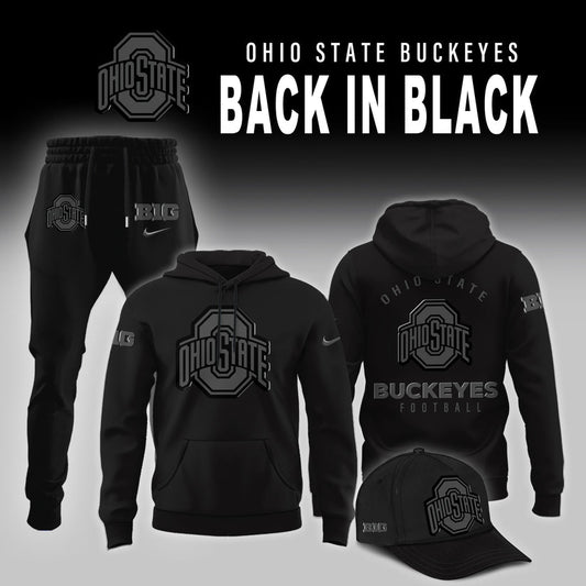 Ohio State Football Back In Black 2026 Combo Hoodie