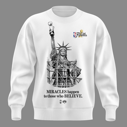 New York Knicks “MIRACLES happen to those who BELIEVE” Sweat