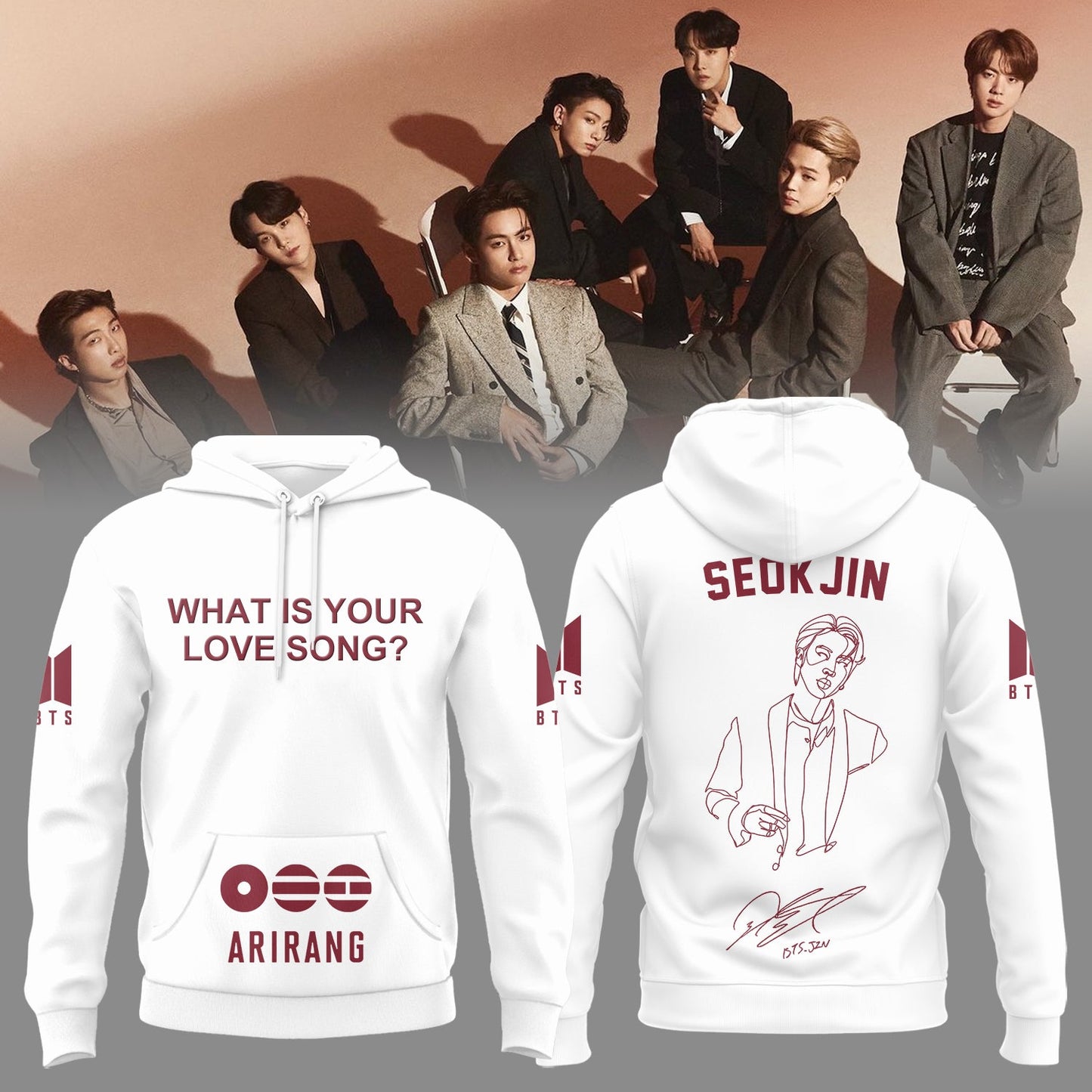 BTS “What Is Your Love Song?” Seokjin Limited Edition Shirt