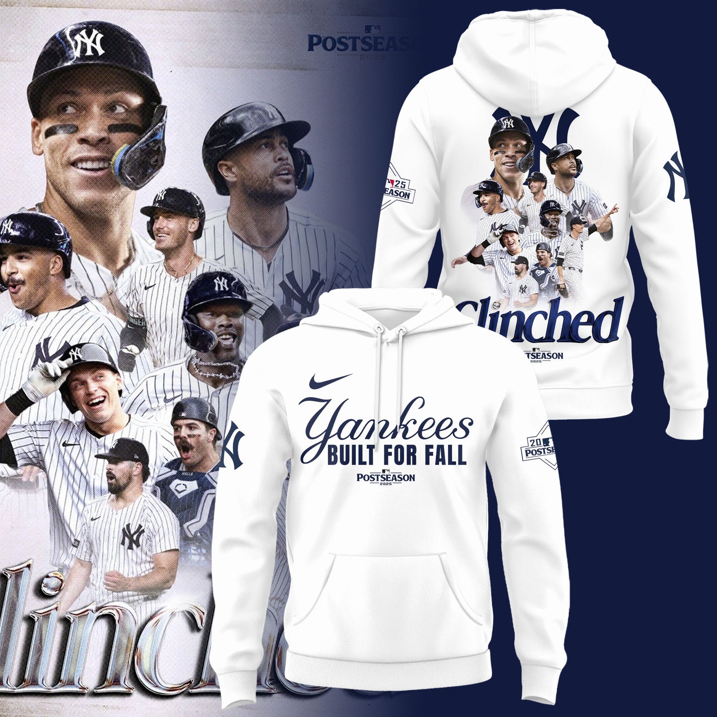 New York Yankees October 2025 Postseason Hoodie