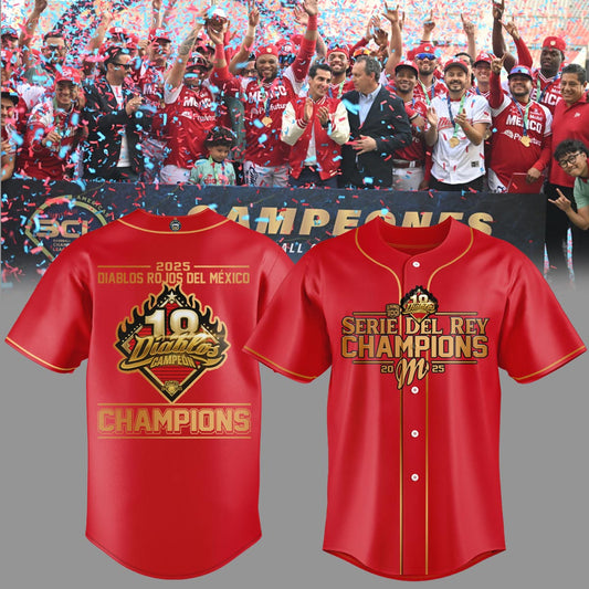 Diablos Rojos del México Campeon Jersey