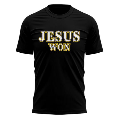 Special Edition Tigers JESUS WON Black TShirt-AB041125500