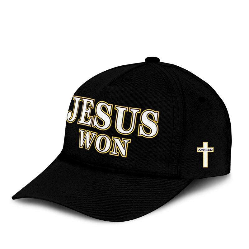Special Edition Tigers JESUS WON Black TShirt-AB041125500
