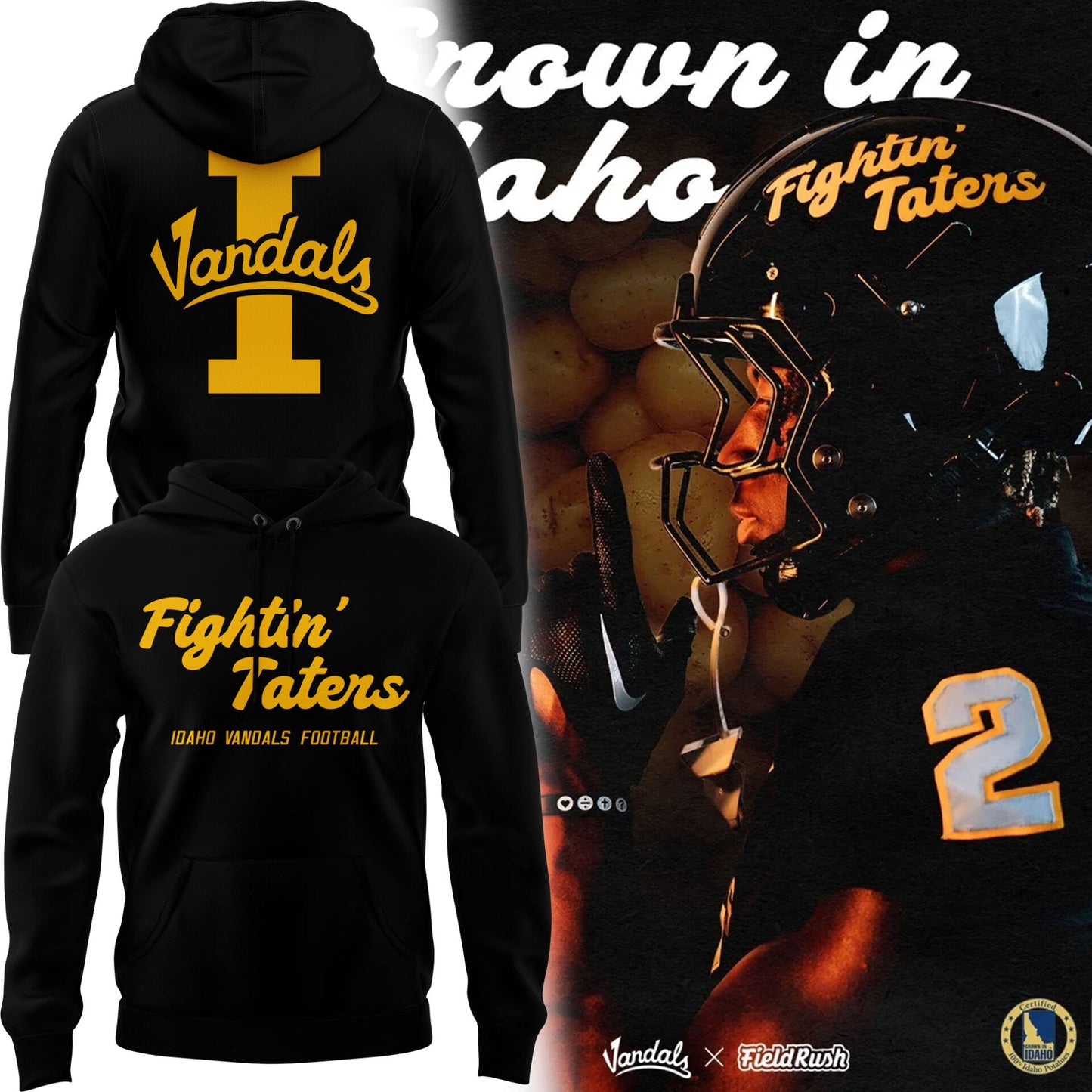 Limited Edition Fightin’ Taters Hoodie