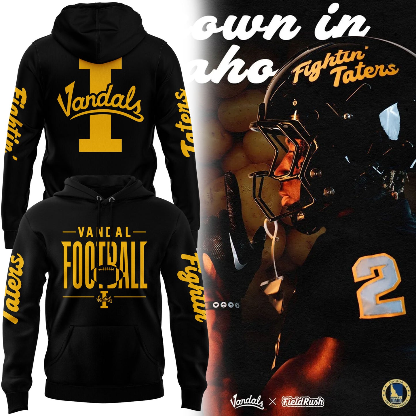 Limited Edition Fightin’ Taters Hoodie