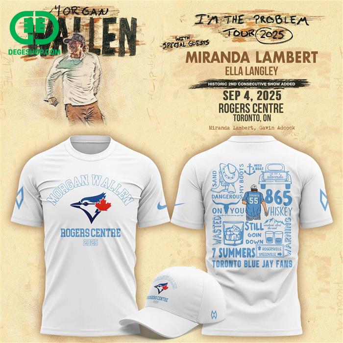 Limited Edition Toronto Baseball 'I'm The Problem Tour 25' MG TShirt-AB0907250003