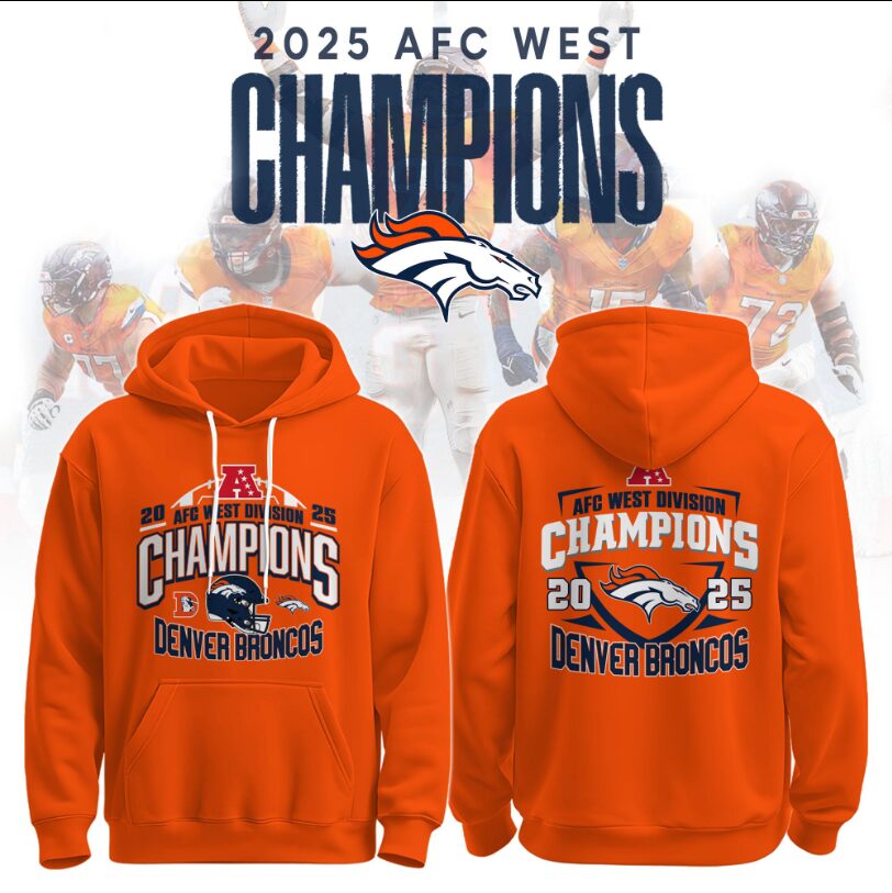 Limited Edition 2025 AFC West Champions Hoodie