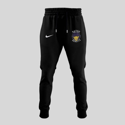 Limited Edition LSU Football Bayou Bandits Logo Black TShirt-PU25090201